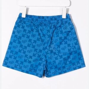 Virgil Abloh C/O Off White Blue Monogram Swim Trunks Toddler size 4